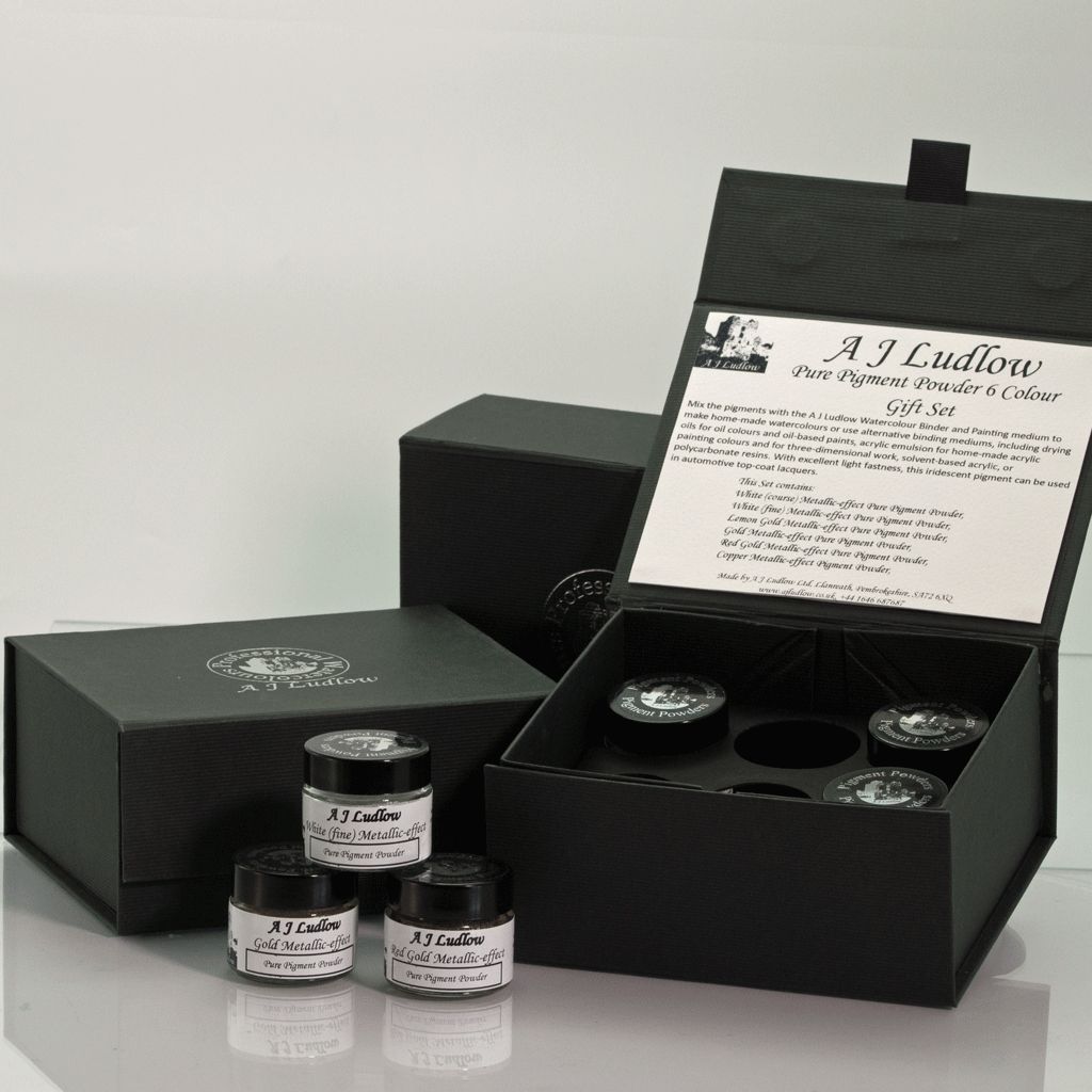 A J Ludlow Pure Pigment Powder Metallic-effect Gift Set