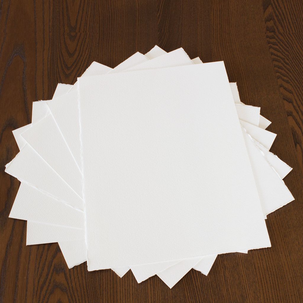 Saunders Waterford Watercolour Paper CP (NOT) High White, 8 x Quarter Imperial