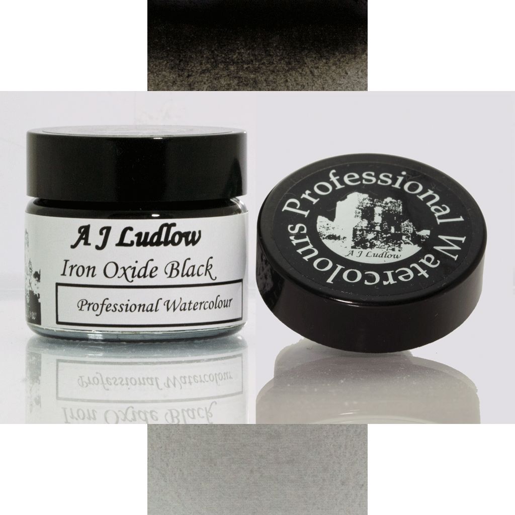 A J Ludlow Iron Oxide Black Professional Watercolour A J Ludlow Iron Oxide Black Professional Watercolour
