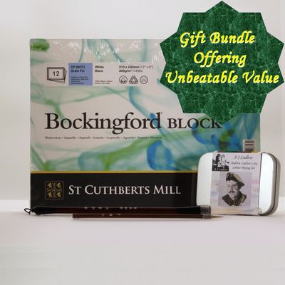 Watercolour Painting Gift with a Bockingford Watercolour Paper Pad and two Exquisite Chinese Brushes Watercolour Painting Gift with a Bockingford Watercolour Paper Pad and two Exquisite Chinese Brushes