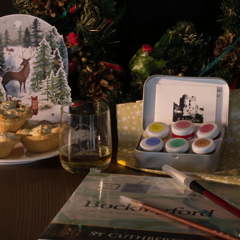 Watercolour Painting Gift with a Bockingford Watercolour Paper Pad and two Exquisite Chinese Brushes Watercolour Painting Gift with a Bockingford Watercolour Paper Pad and two Exquisite Chinese Brushes