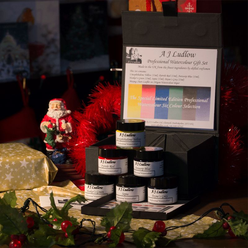 A J Ludlow Special Limited Edition 6 x 15ml Watercolour Gift set A J Ludlow Special Limited Edition 6 x 15ml Watercolour Gift set