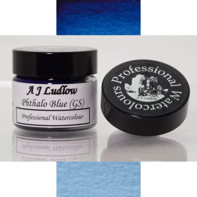 A J Ludlow Phthalo Blue (Green Shade) Professional Watercolour A J Ludlow Phthalo Blue (Green Shade) Professional Watercolour
