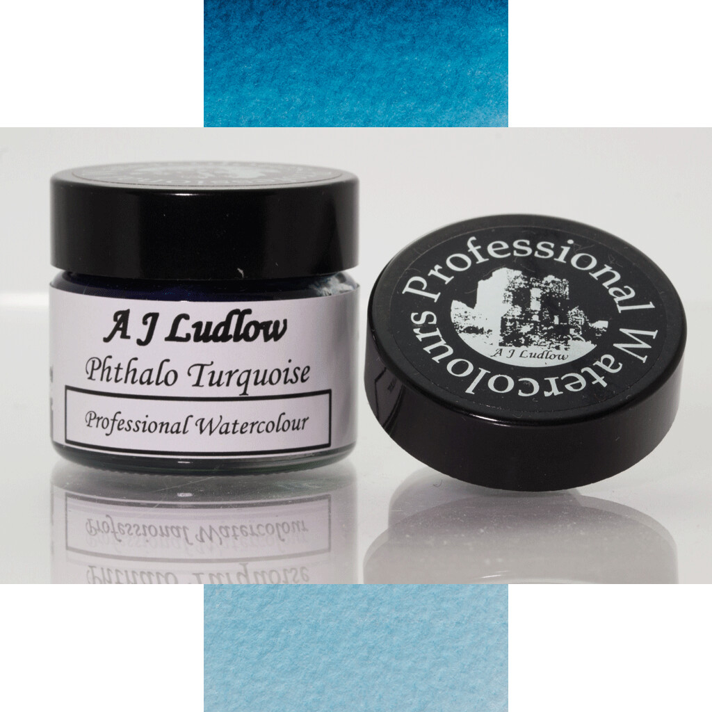 A J Ludlow Phthalo Turquoise Professional Watercolour A J Ludlow Phthalo Turquoise Professional Watercolour