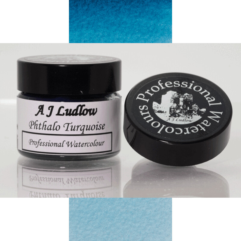 A J Ludlow Phthalo Turquoise Professional Watercolour