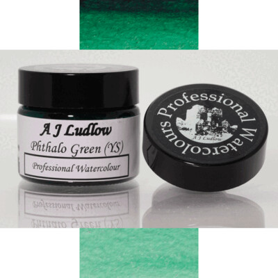 A J Ludlow Phthalo Green (Yellow Shade) Professional Watercolour A J Ludlow Phthalo Green (Yellow Shade) Professional Watercolour