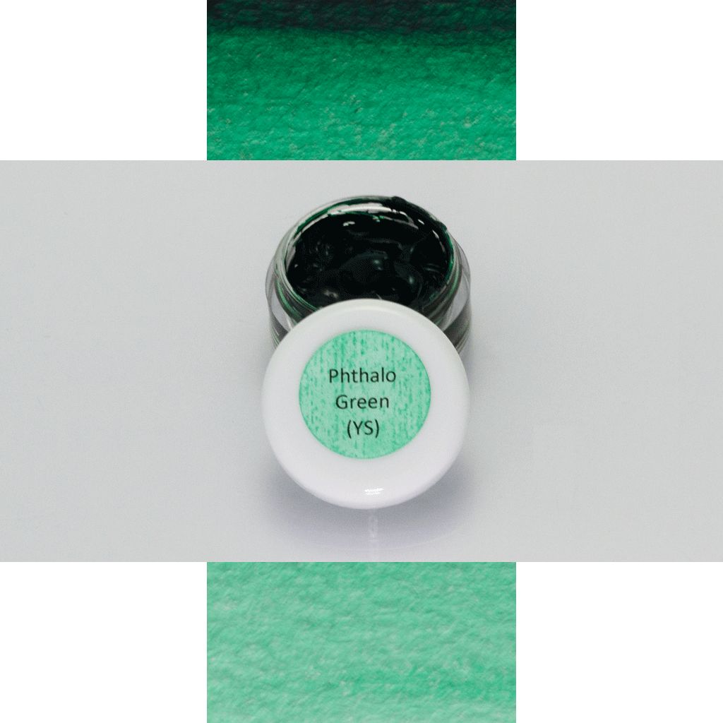 A J Ludlow Phthalo Green (Yellow Shade) Professional Watercolour - 3ml