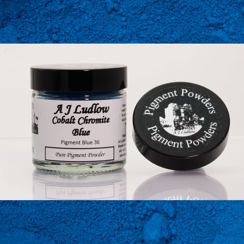 Cobalt Chromite Blue Pure Pigment Powder (40g) Cobalt Chromite Blue Pure Pigment Powder (40g)
