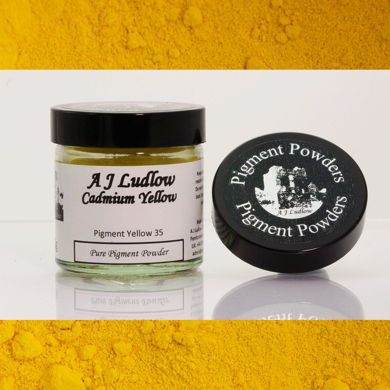 Cadmium Yellow Pure Pigment Powder (40g) Cadmium Yellow Pure Pigment Powder (40g)