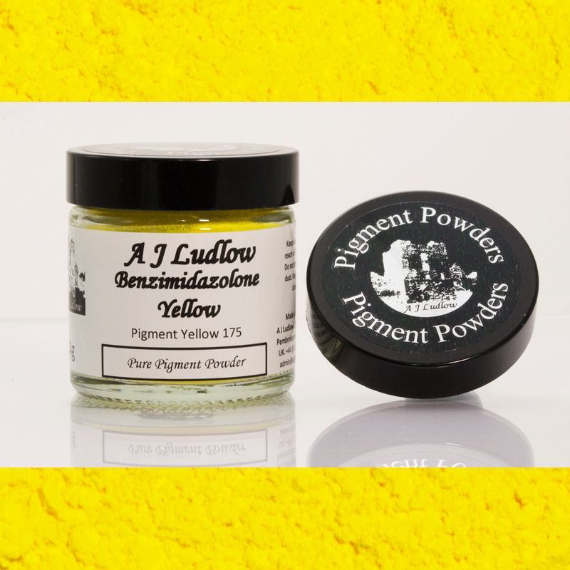 Benzimidazolone Yellow Pure Pigment Powder (14g) Benzimidazolone Yellow Pure Pigment Powder (14g)