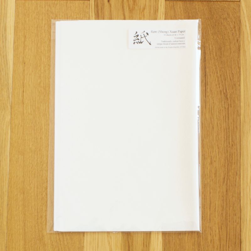 Traditional Xuan Paper Sheet (untreated surface) for Asian Painting, 46x35cm