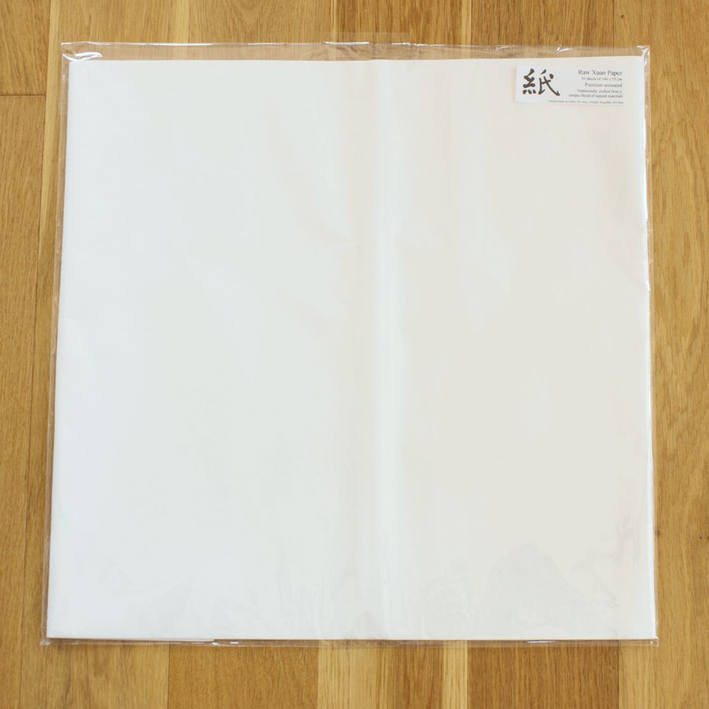 Traditional Anhui Untreated Paper Sheet for Asian Painting, 100x55cm