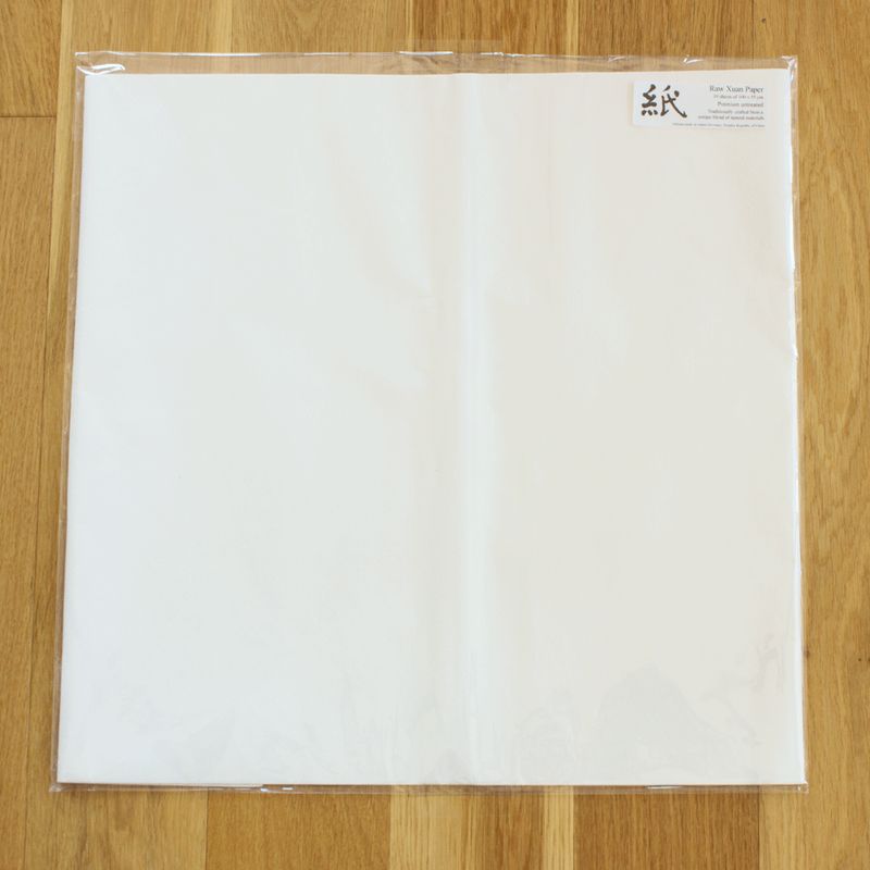 Traditional Anhui Untreated Paper Sheet for Asian Painting, 100x55cm
