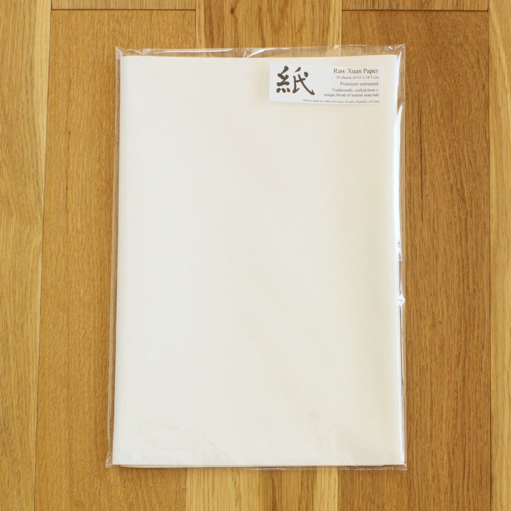 Traditional Anhui Untreated Paper Sheet for Asian Painting, 69x34.5cm Traditional Anhui Untreated Paper Sheet for Asian Painting, 69x34.5cm