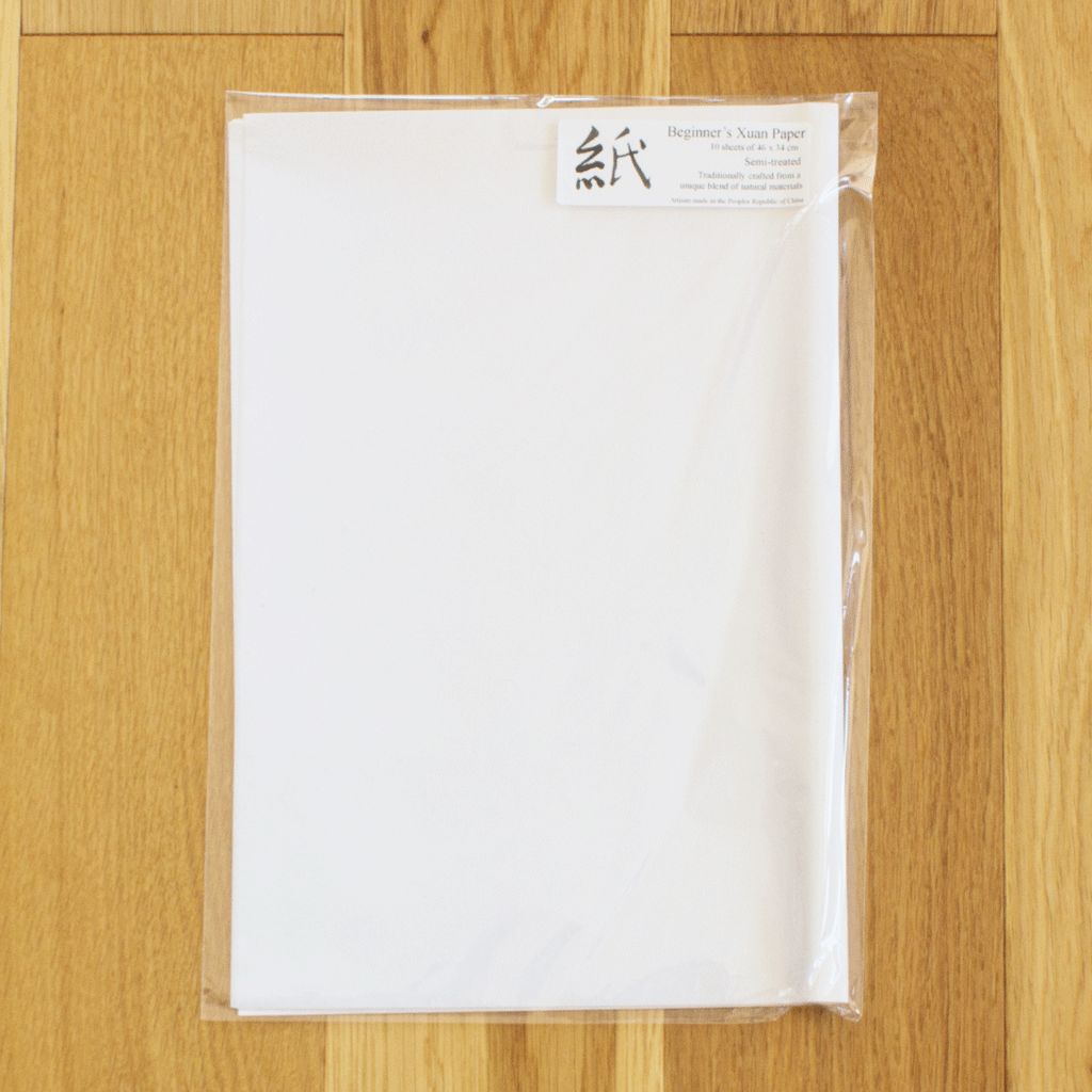 Beginner's Xuan Paper Sheet (partially treated surface) for Asian Painting, 46x34cm Beginner's Xuan Paper Sheet (partially treated surface) for Asian Painting, 46x34cm