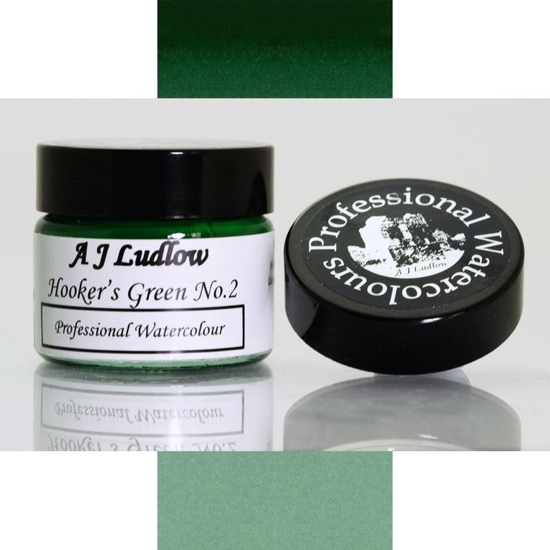 A J Ludlow Hooker's Green No2 Professional Watercolour A J Ludlow Hooker's Green No2 Professional Watercolour