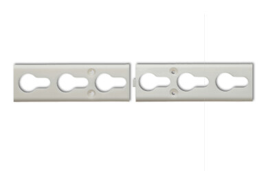 24 mm Schlüssellochschiene aus Kunststoff 75 cm Hindernisschiene 