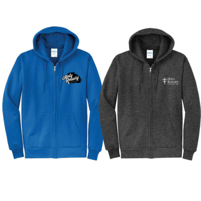 Port & Company Full Zip Hooded Sweatshirt