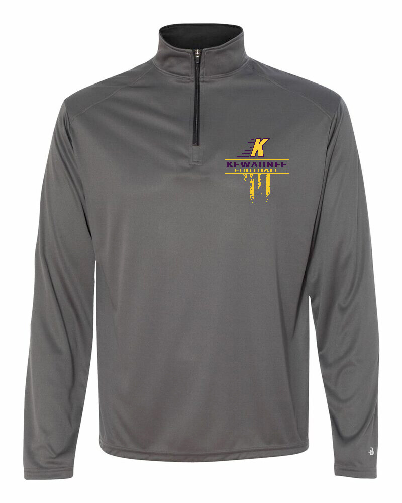 Badger Sport 4102 Men&#39;s Lightweight Long Sleeve Performance Quarter-Zip