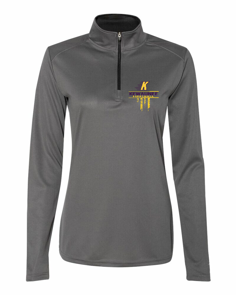 Badger Sport 4103 Women&#39;s Lightweight Long Sleeve Performance Quarter-Zip