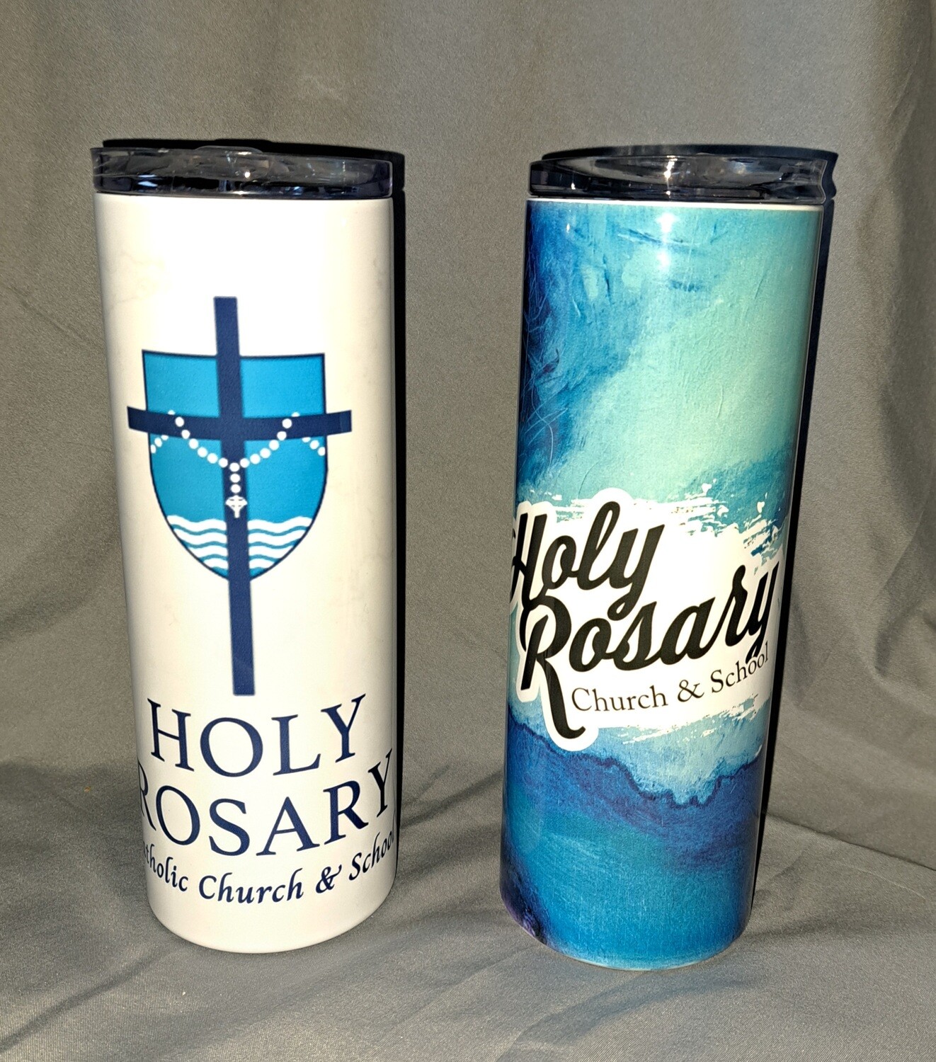 Item 31 - 20oz Skinny Straight Stainless Steel Tumbler with Metal Straw