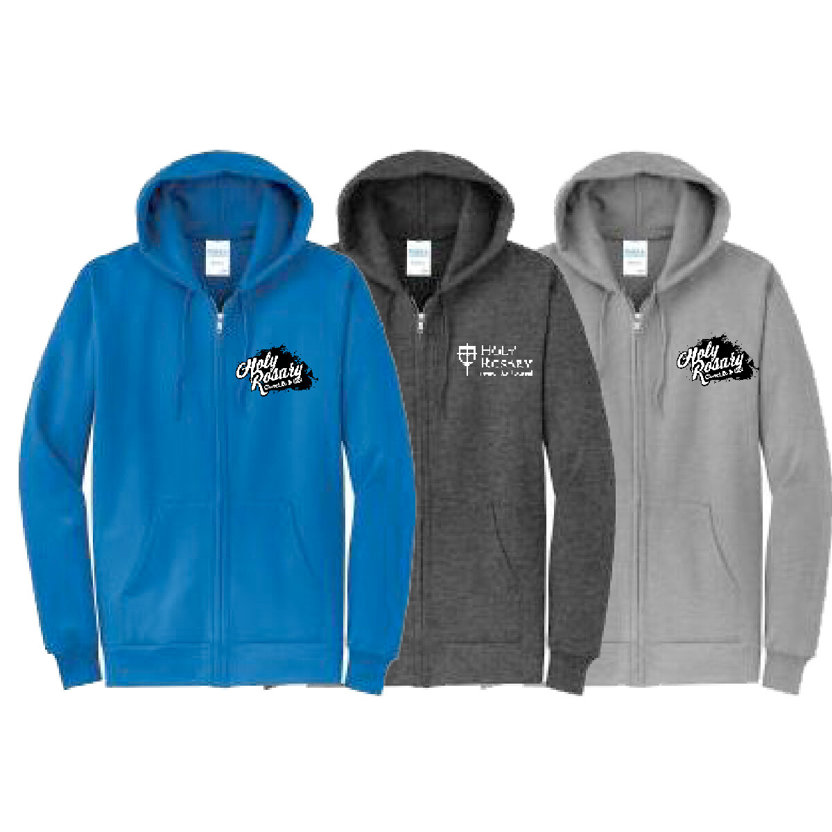 Item 29: Port &amp; Company Core Fleece Hooded Full-Zip