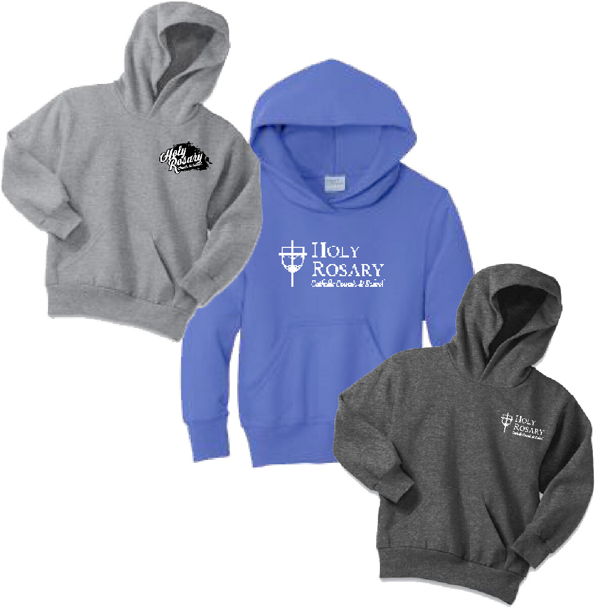 Item 25: Port &amp; Company Youth Core Fleece Hooded Pullover
