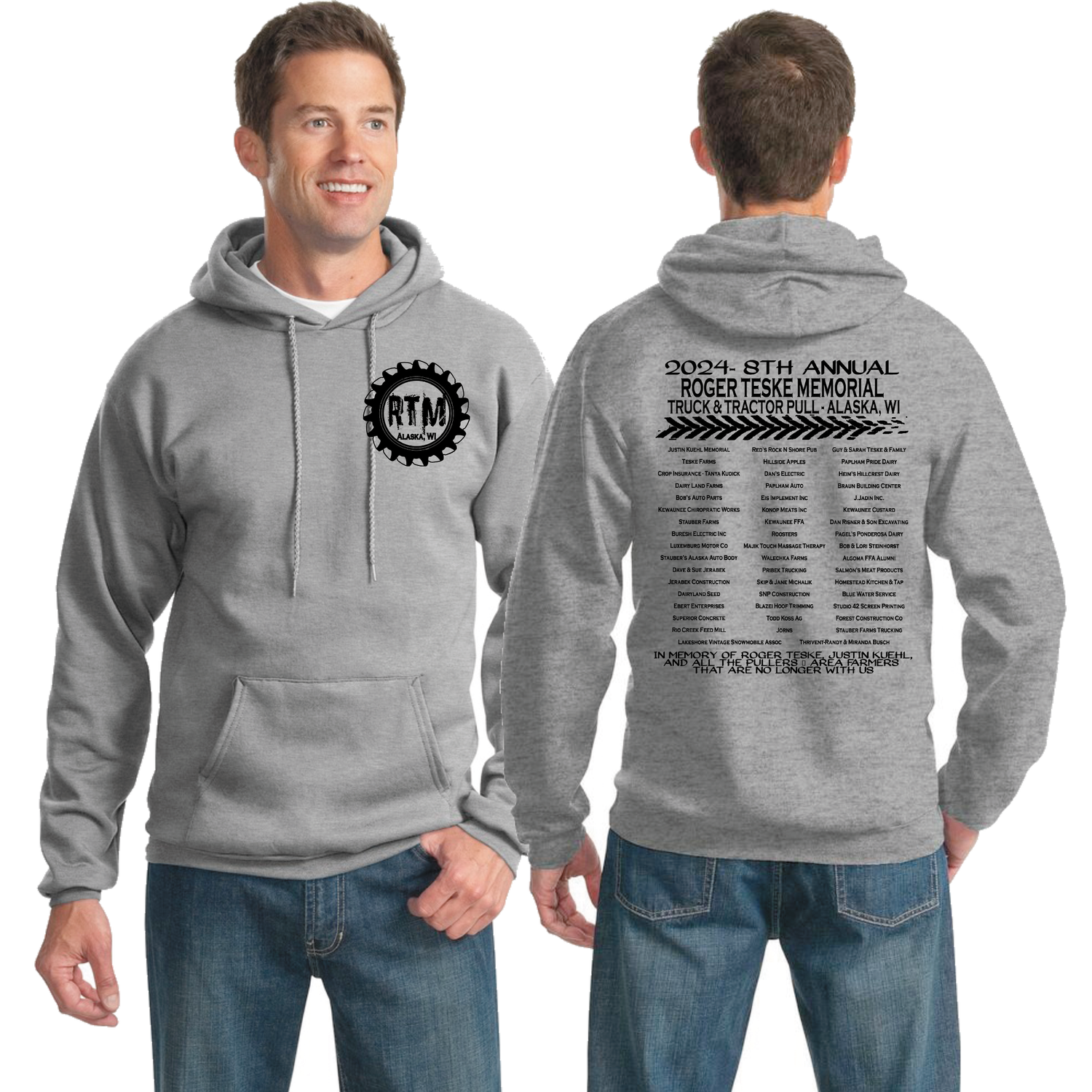 RTM Hooded Adult Sweatshirt (Including tall sizes)