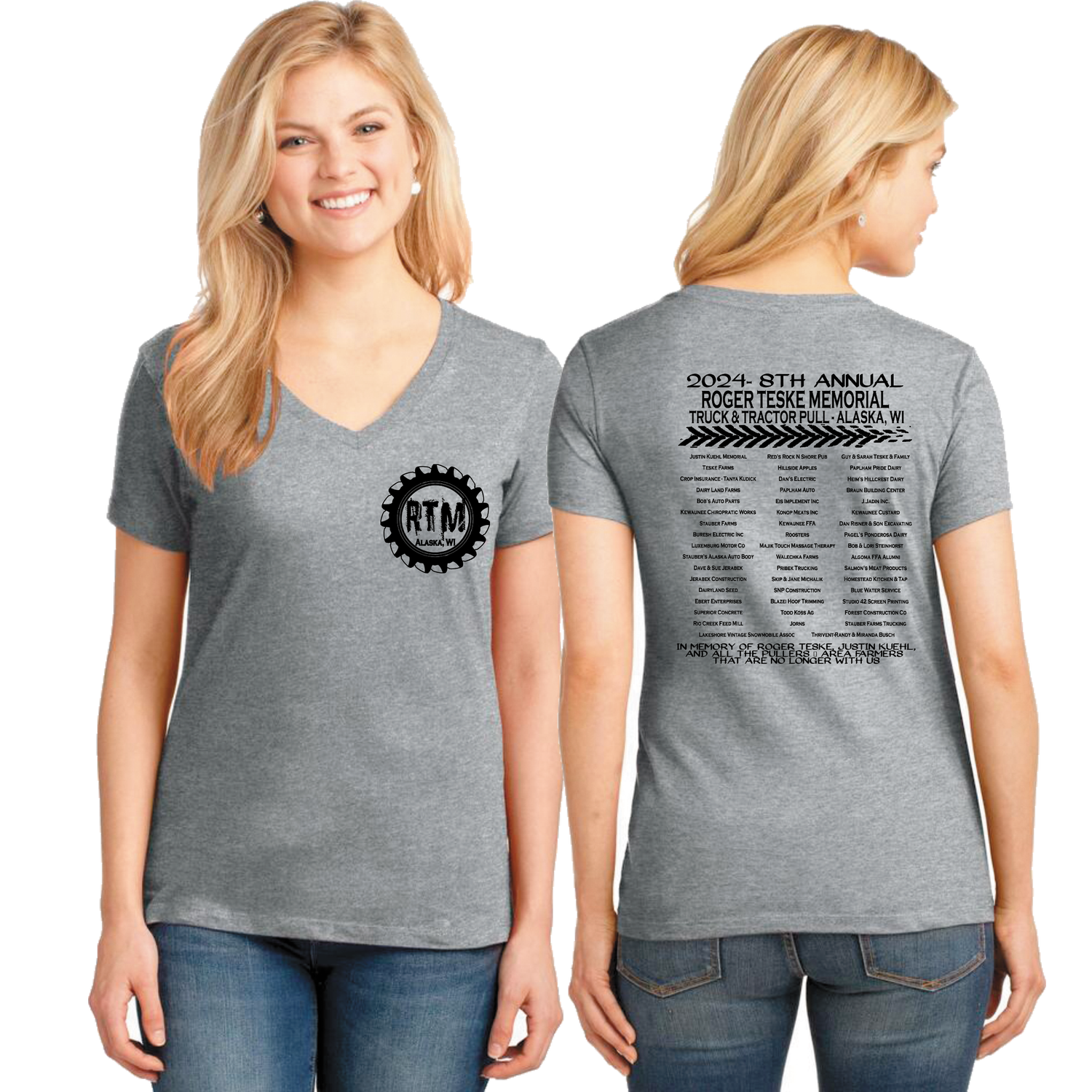 RTM Ladies V-Neck T-Shirt