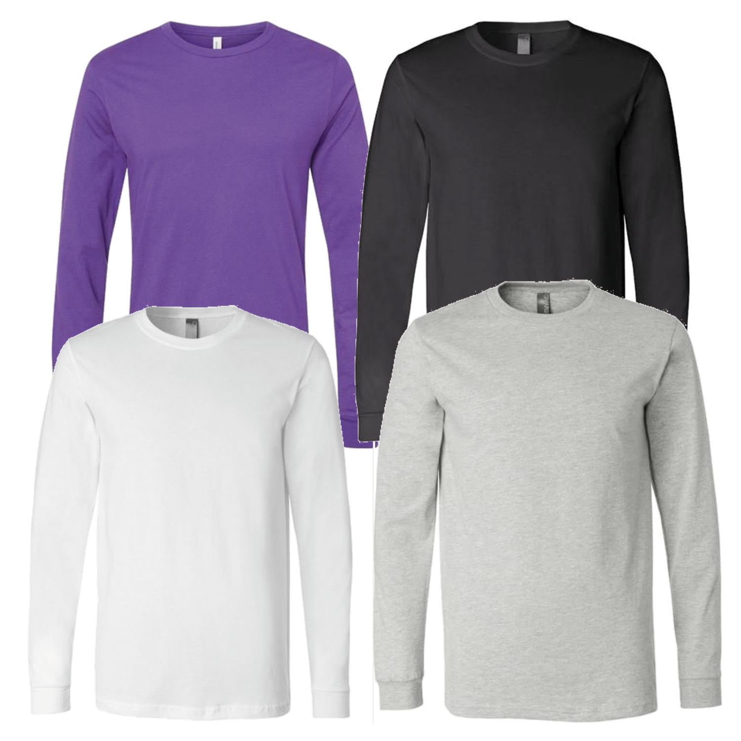 Bella &amp; Canvas 3501 Adult Jersey Long-Sleeve T-Shirt