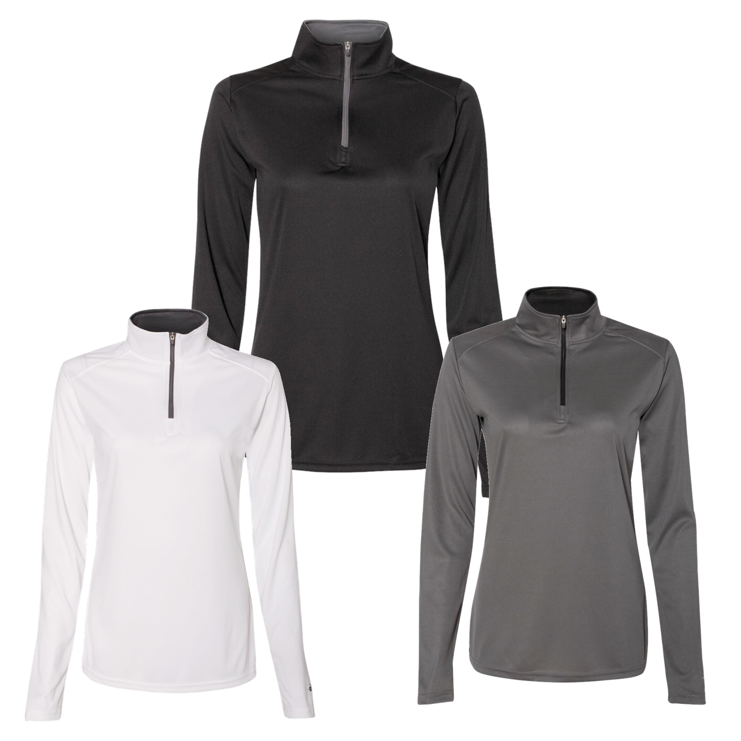 Badger Sport 4103 Women’s B-Core Quarter-Zip Pullover