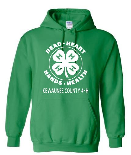 Kewaunee County 4-H Hooded Sweatshirt