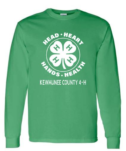Kewaunee County 4-H Long Sleeve T-Shirt