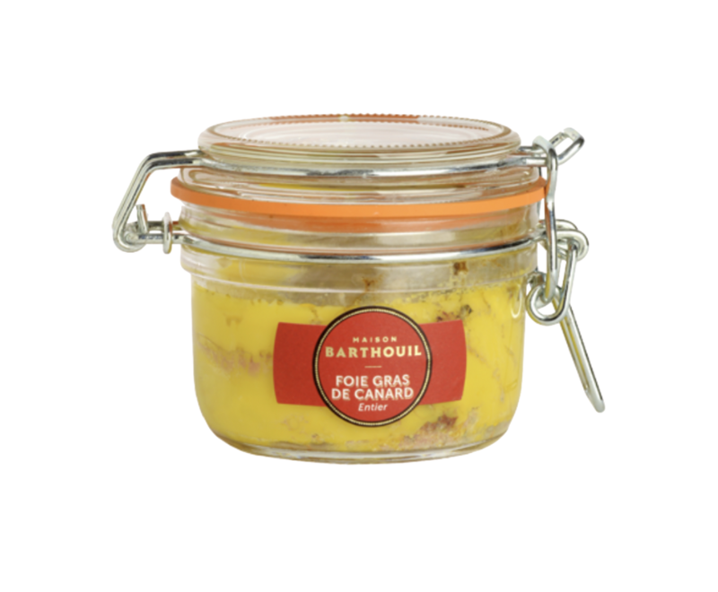 Foie gras de canard entier bocal  MAISON BARTHOUIL -120g