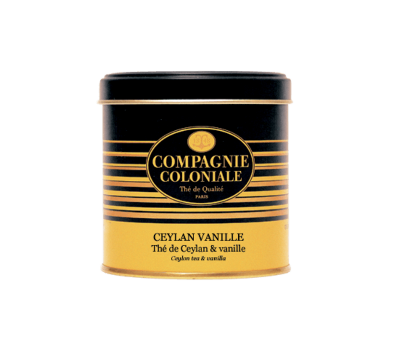 Thé Ceylan Vanille boite métal 100g
COMPAGNIE COLONIALE