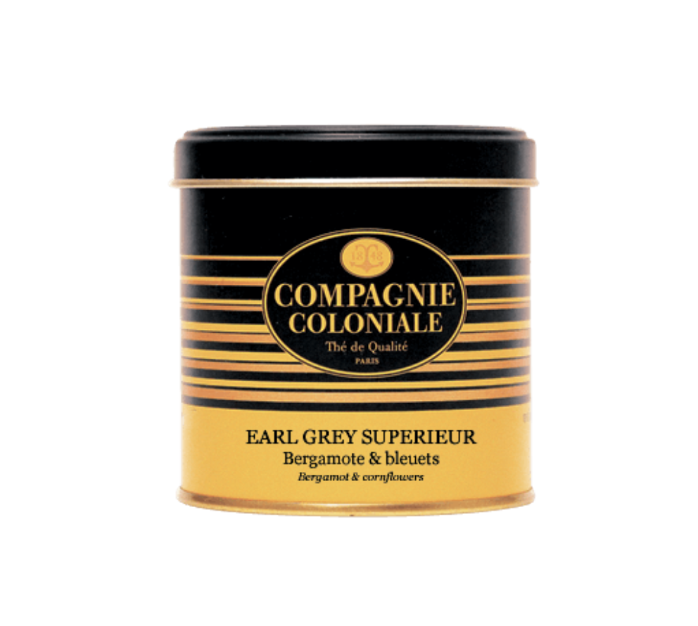 Thé EARL Grey Supérieur boite métal 100g
COMPGNIE COLONIAlE