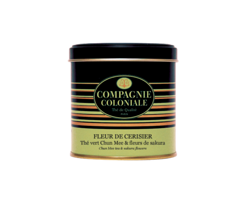 Thé vert en Fleur de Cerisier boite métal 100g 
COMPAGNIE COLONIALE