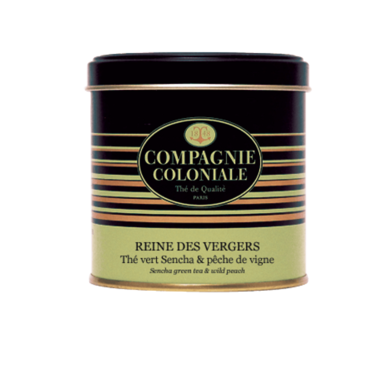 Thé vert Reine des Vergers boite métal 100g
COMPAGNIE COLONIALE