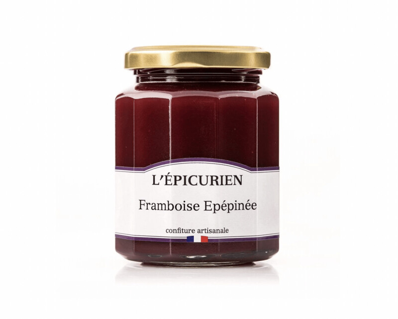 L'Epicurien confiture framboise épépinée 320g