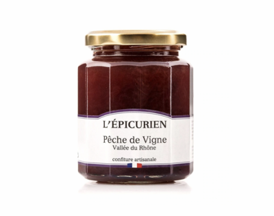 L'Epicurien confiture pêche de vigne 320g