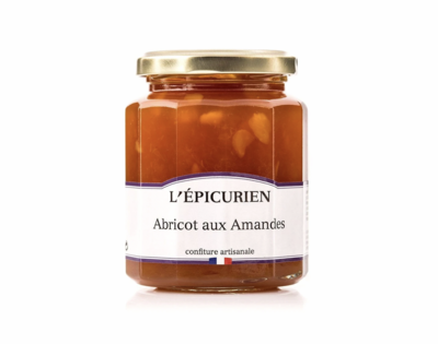 L'Epicurien confiture abricot aux amandes 320g