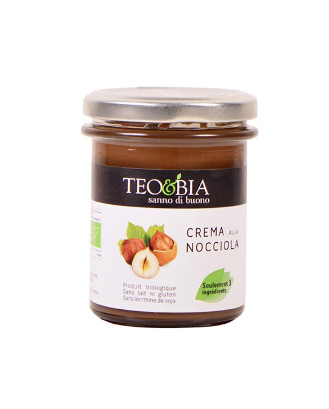 Pâte a tartiner créme de Noisette BIO TEO&BIA - 212g