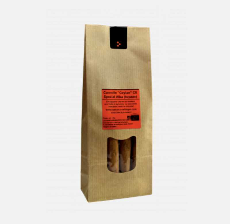 Cannelle "Ceylan" (tuyeau) - ROELLINGER - 40G