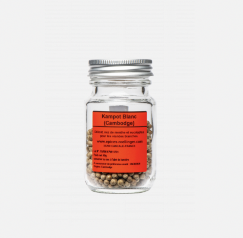 Kampot Blanc Cambodge - ROELLINGER - 40g