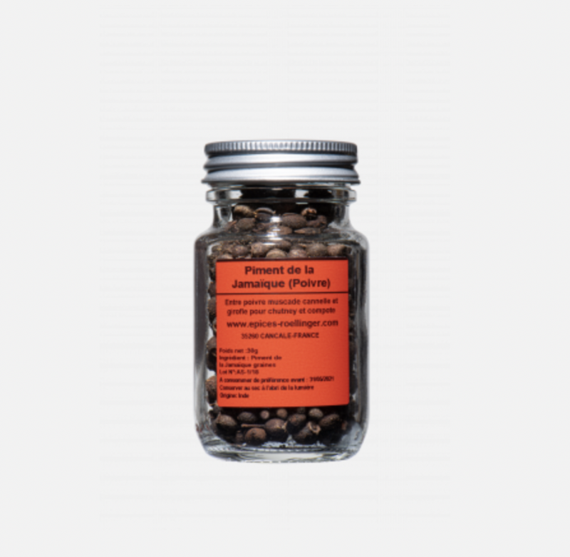 Piment de la Jamaïque - ROELLINGER - 30g
