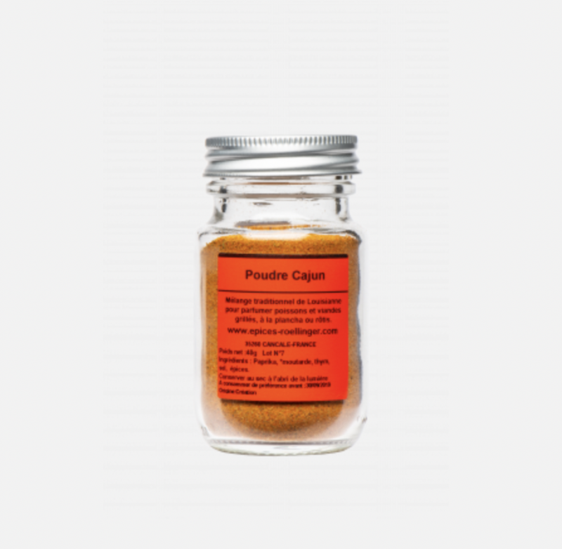 Poudre Cajun - ROELLINGER - 40g