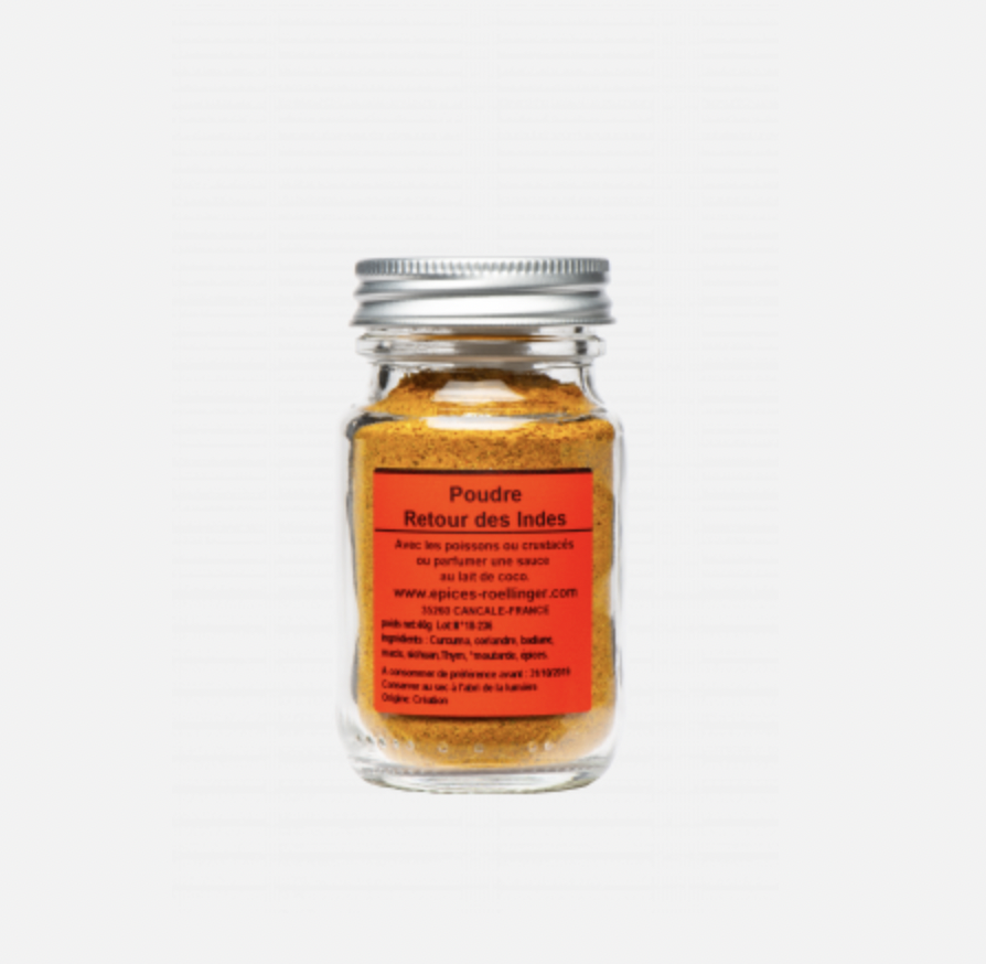 Poudre Retour des Indes - ROELLINGER - 40g