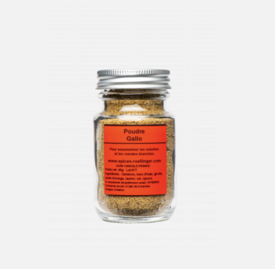 Poudre Gallo - ROELLINGER - 40g