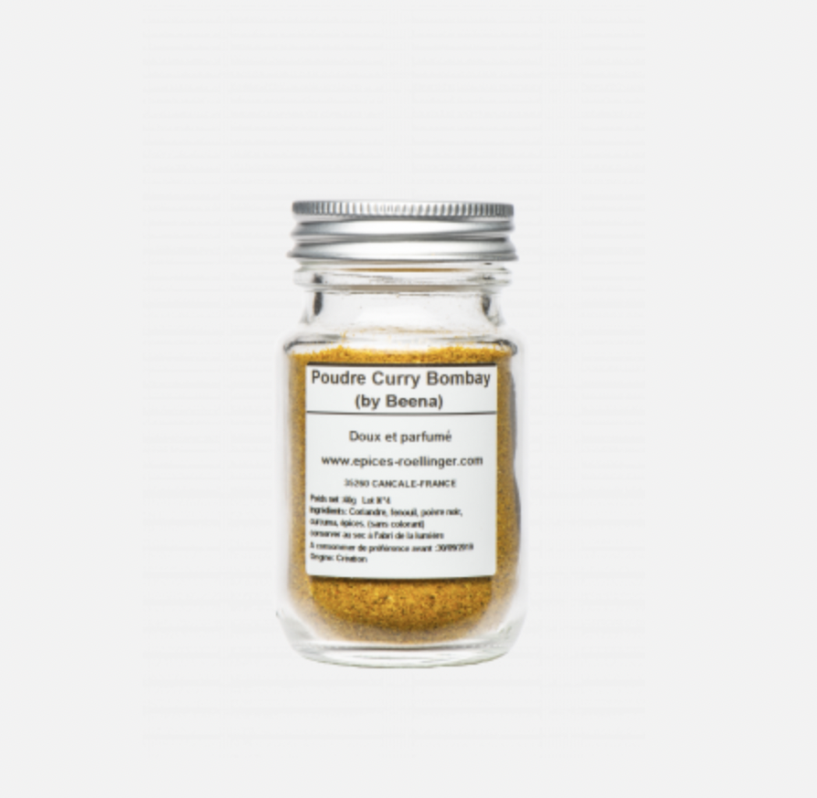 Poudre Curry Bombay -ROELLINGER (by Beena) - 40g