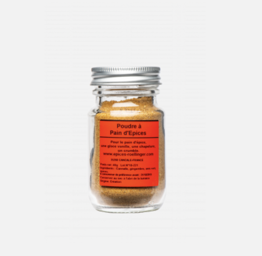 Poudre à Pain d'Épices - ROELLINGER - 40g